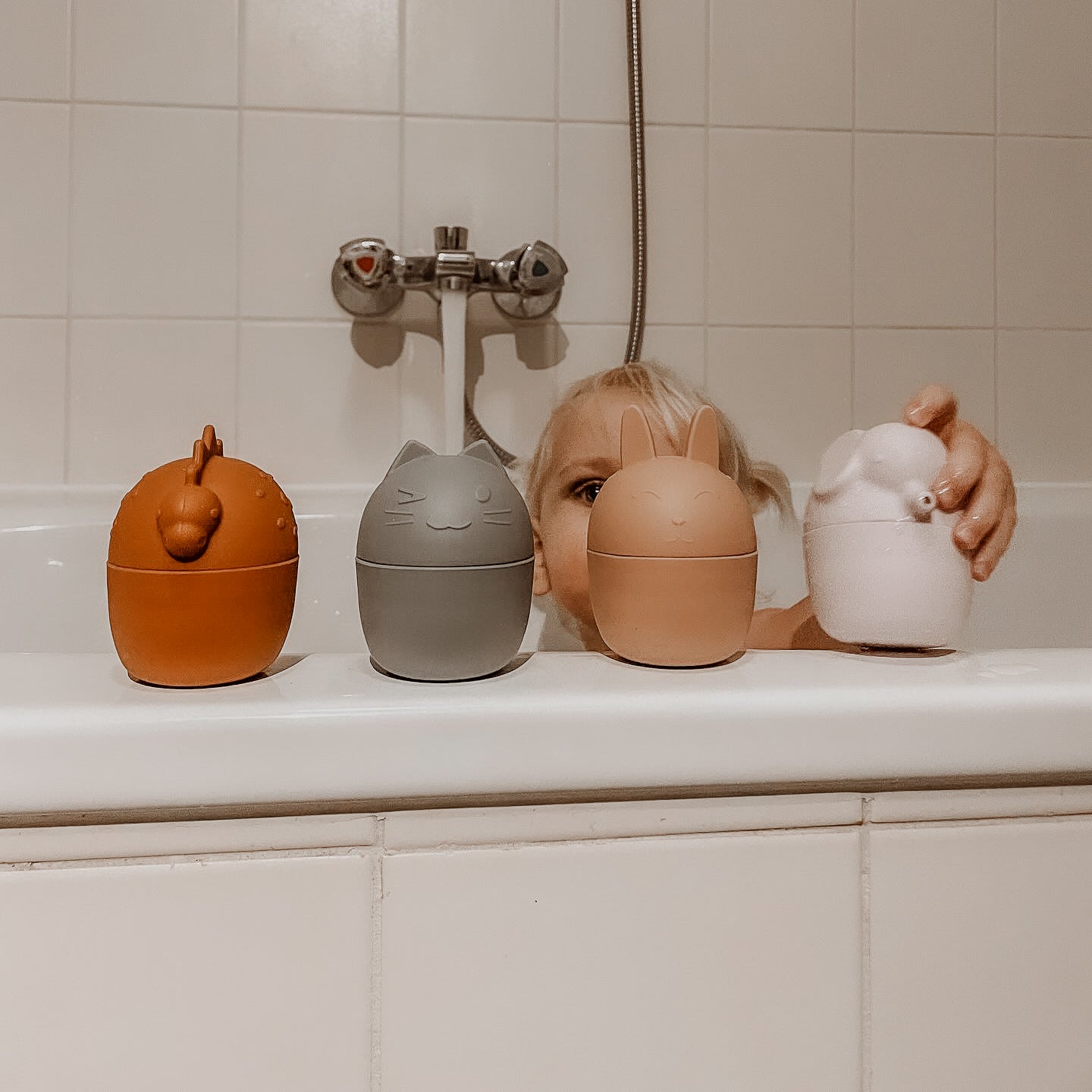 Bad speelgoed, Badspeelgoed, Speelgoed set voor in bad, Baddieren