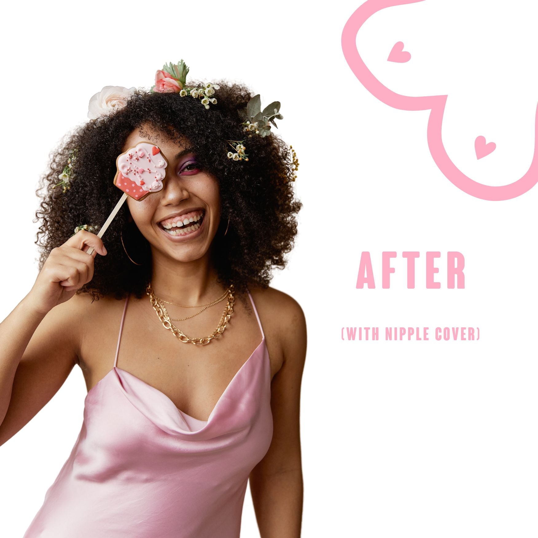 Before foto, Nipple covers, Plak BH, Tepelcovers, Tepelplakkers