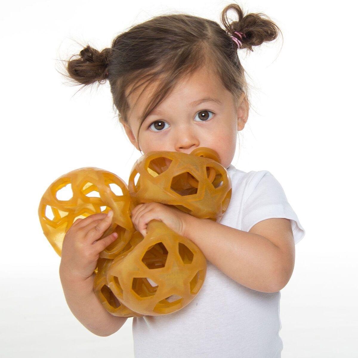 Hevea Speelbal ster - natuurrubber - vanaf 0+ - Jean's goods
