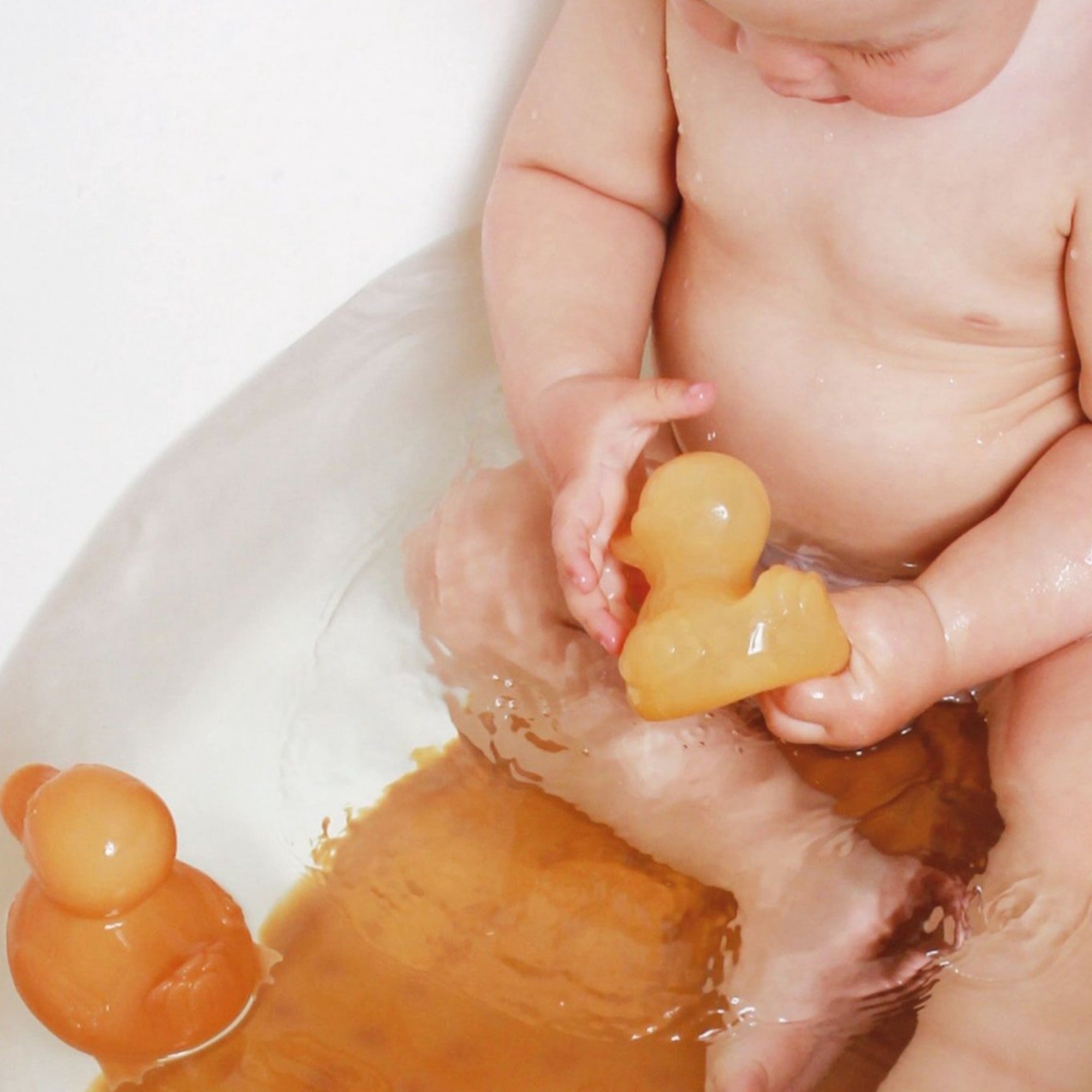 Badeend Alfie van natuurrubber, Bad Eend voor in Bad, Hevea