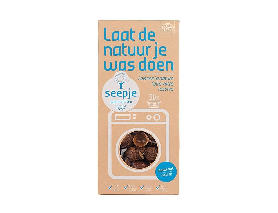 Wasnoten Seepje, Neutraal, Wasnoten in verpakking, 150 gram